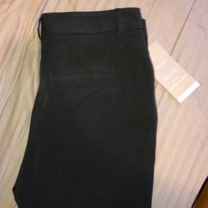 Black slack work pants